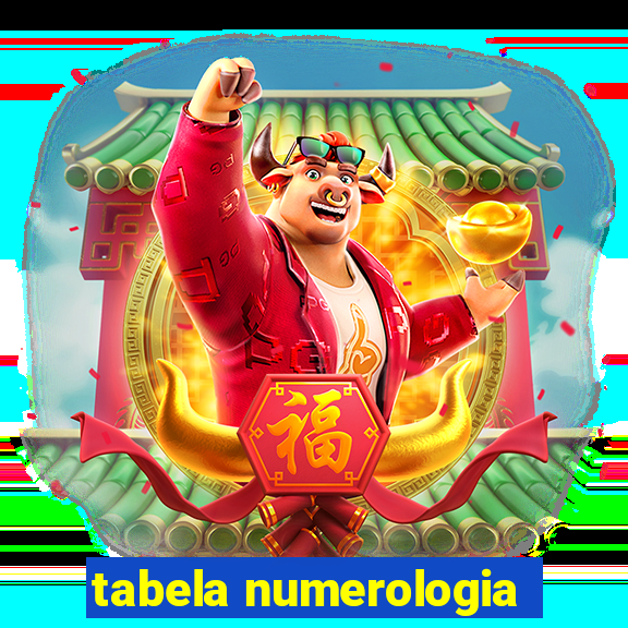 tabela numerologia